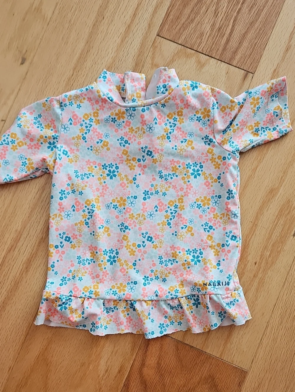 Girls Floral Rashguard And Shorts Set 2-3 Yr